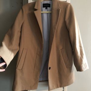 Banana Republic Tan Top Coat Blazer